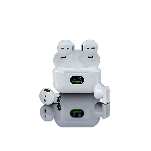 Ecouteurs bluetooth led pro 8s qualité supérieure compatible avec apple et android blanc – Image 2