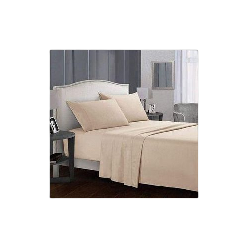 Ensemble 1 drap 2 oreillersbeige