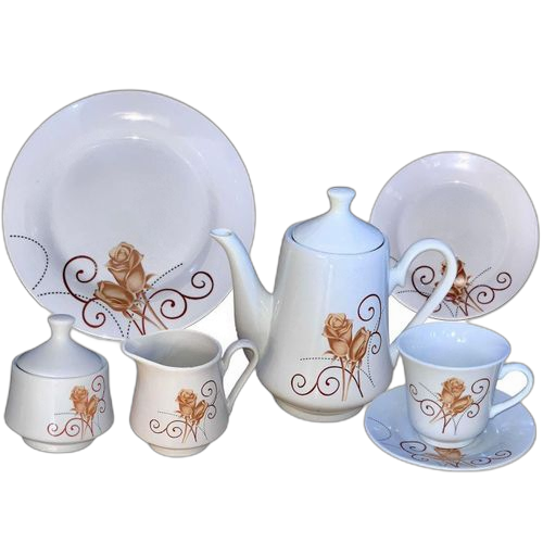 Ensemble 22 pièce en porcelaine léger
