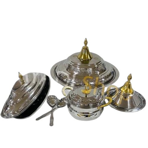Ensemble 4 bols avec couvercle inox taille differente