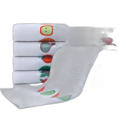 Ensemble 6 torchons de service multicolore