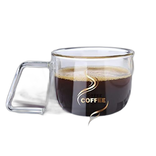 Ensemble 6 verres rondedouble parroi