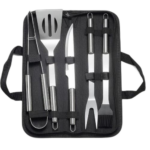 Ensemble d'outils pour barbecue kit d'outils pour barbecue avec mallette de rangement