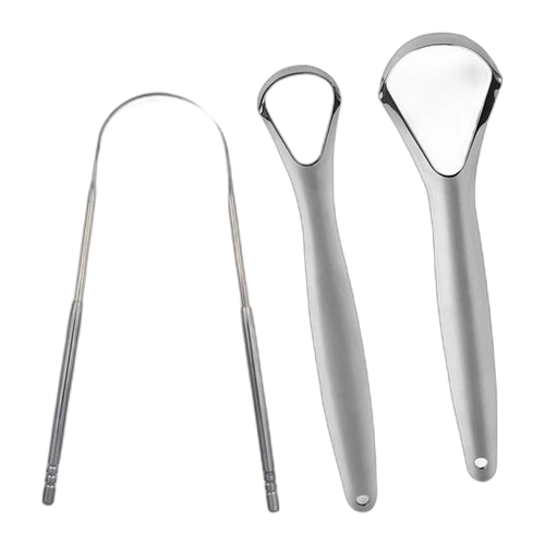 Ensemble de grattoirs, brosse acier inoxydable pour oral