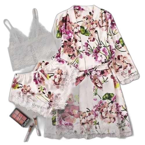 Ensemble nuisette sexy blanc