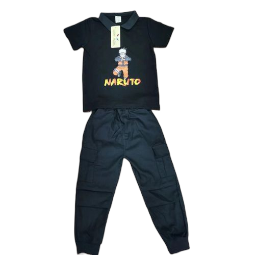 Ensemble pantalon kaki + t shirt 100% coton