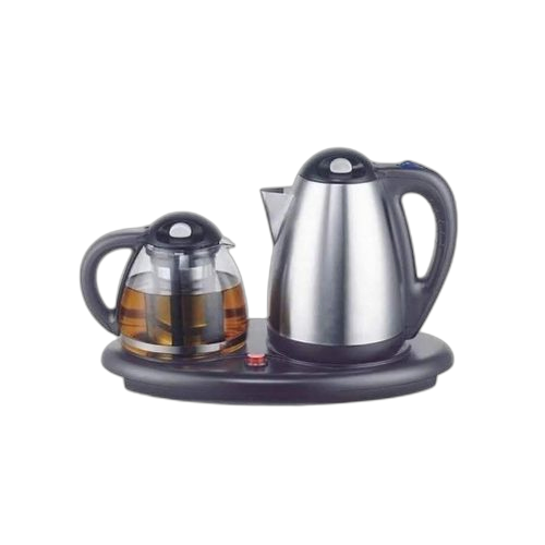 Ensemble plaque chauffante bouilloire ou chauffe eau electrique en verre