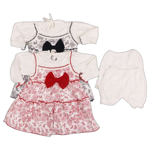 Ensemble robe short 100% coton.