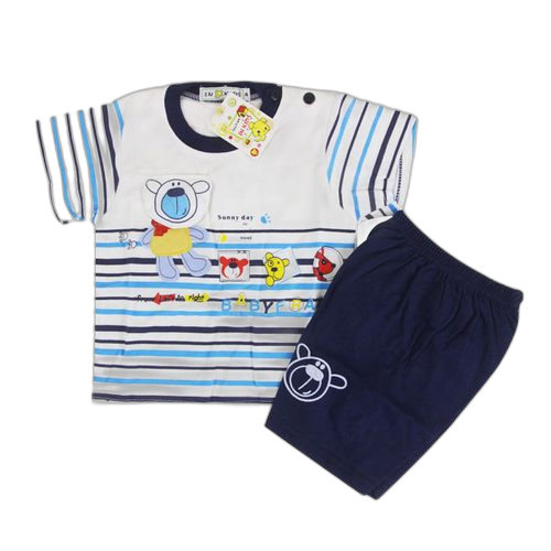 Ensemble short + t shirt coton pour enfant