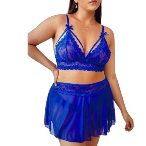 Ensemble soutienet jupemulticolore