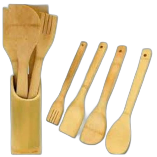 Ensemble spatule en bois bambois