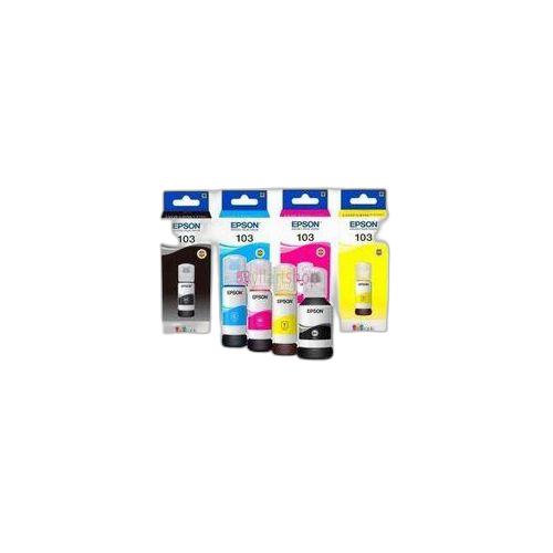 Epson packs 4 103 ecotank bouteille d'encre noir cyan magenta jaune