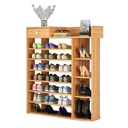 Etagère à chaussures 7 niveaux 29 paires en bois mdf
