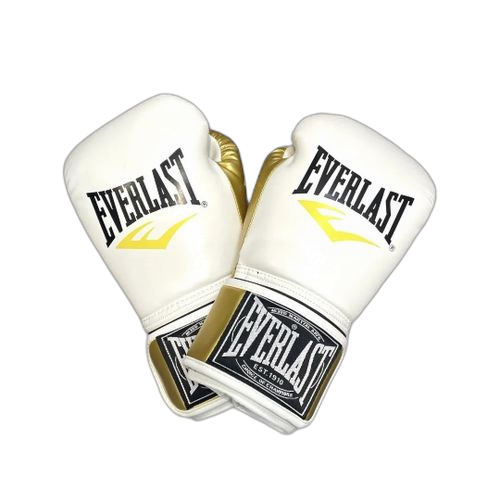 Everlast gants de boxe everlast taille 10# (blanc or)
