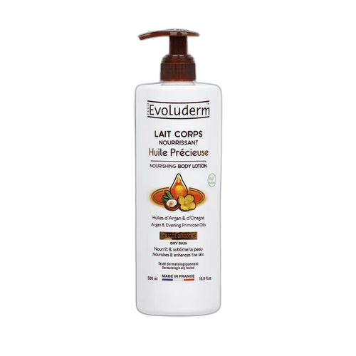 Evoluderm lait corps ultra nourrissant huile précieuse 500ml