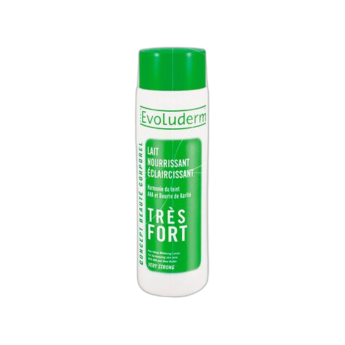 Evoluderm lait nourrissant eclaircissant très fort 500ml