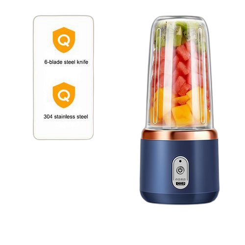 Extracteur de jus portable usb chargeant des mélangeurs multifonctionnels