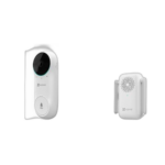 Ezviz sonnette vidéo autonome, wi fi, étanche, vidéo 2k, batterie cs db2c