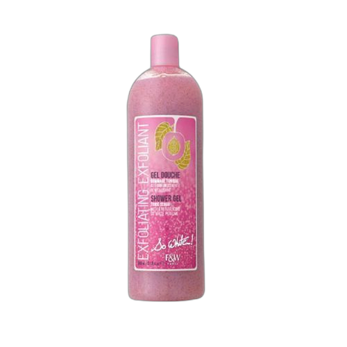 Fair & white so white exfoliant gel de douche gommage tonique 940 gr