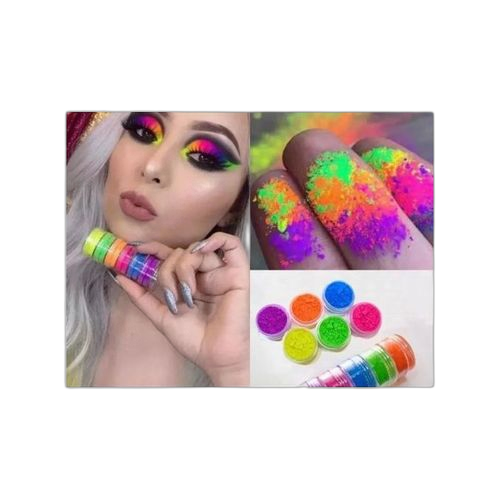 Fard à paupières maquillage poudre 6 couleurs