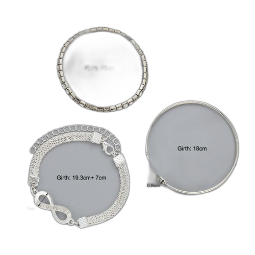 Fashion 3 creative 8 bracelets pour femme