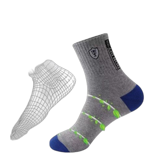 Fashion 5 daires de chaussettes à col roulé décontractées pour hommes
