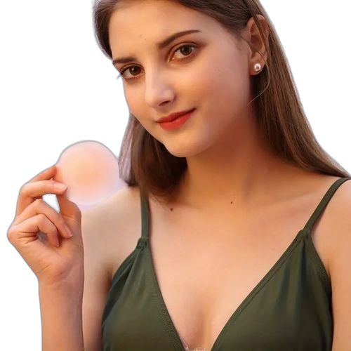 Fashion 8 pièces/4 paires de patchs de poitrine invisibles adhésifs réutilisables