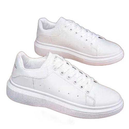 Fashion chaussures de sport confortables et décontractées pour hommes blanc