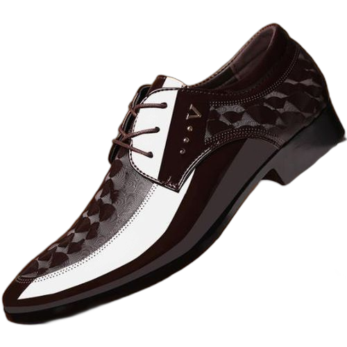 Fashion chaussures de travail en cuir à lacets pour hommes