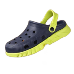 Fashion chaussures de trou de fond épais pour hommes, sandales respirantes, pantoufles, chaussures de plage