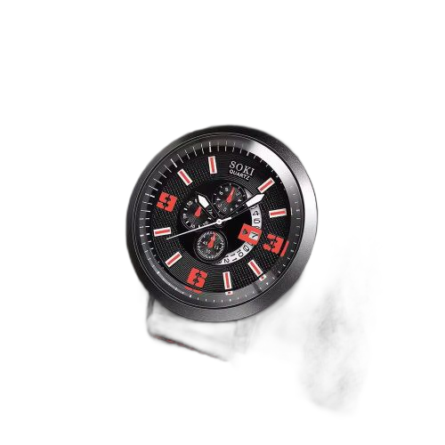 Fashion coffret cadeau ensemble montre et bracelets pour homme 04 pieces