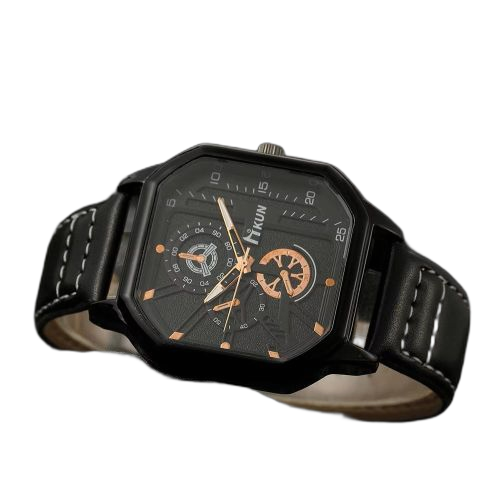 Fashion coffret cadeau ensemble montre et bracelets pour homme 06 pieces