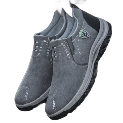 Fashion confortable extérieur doux casual sneakers chaussures gris