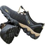 Fashion hommes sneakers outdoor trekking mesh tissu antidérapant chaussures respirantes gris