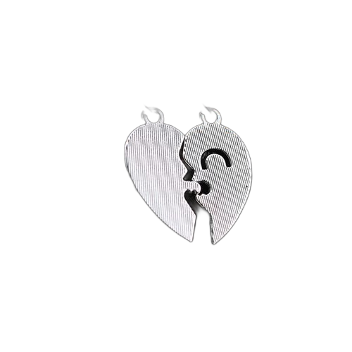 Fashion i love you peach keylock collier couple chaîne de clavicules