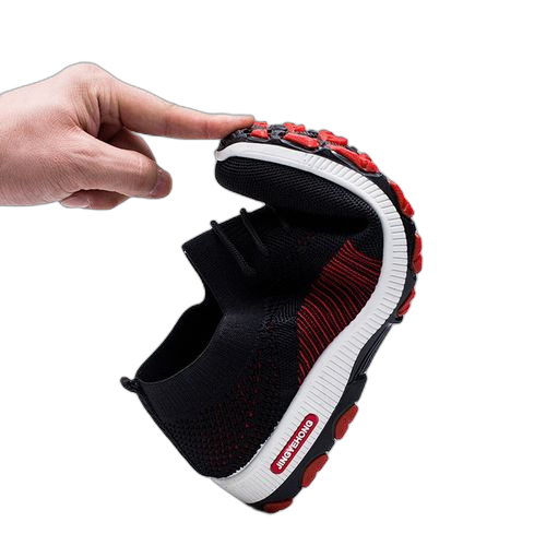 Fashion lace up sneakers men's shoes black – Image 13