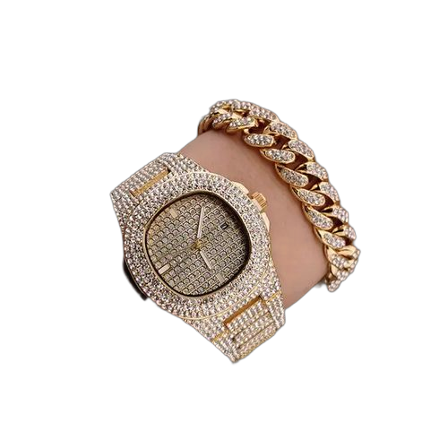 Fashion montre quartz analogique pour strass model dr
