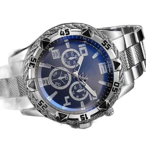 Fashion montres de sport montres d'affaires en métal pour hommes