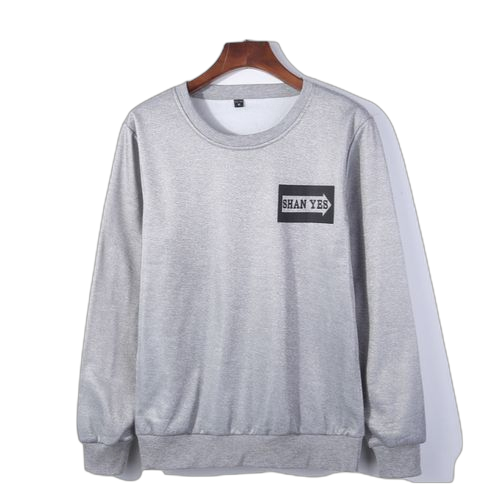 Fashion nouveau costume de sport pour hommes décontractés, pantalon décontracté et pull trois pièces gris