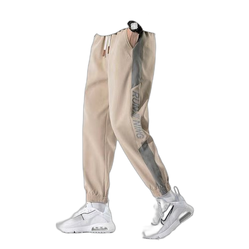 Fashion pantalon homme casual tendance combat cargo sport jogger brown