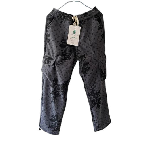Fashion pantalon jogging avec réglage au pied de survêtement cargo en polaire épaisse avec poche beige