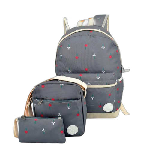Fashion sac 3t à dosde qualité durable  3 pièces pour enfants bleu nuit