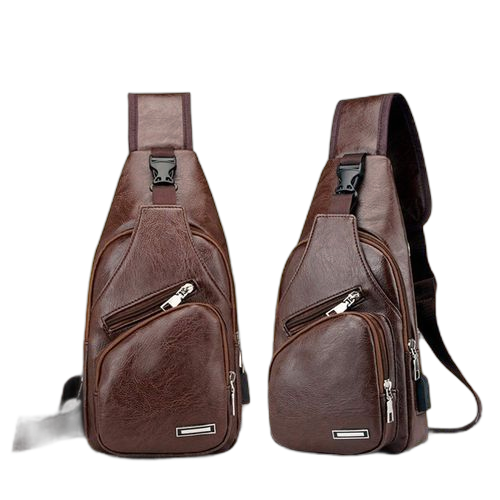 Fashion sac de poitrine crossbody homme imperméable