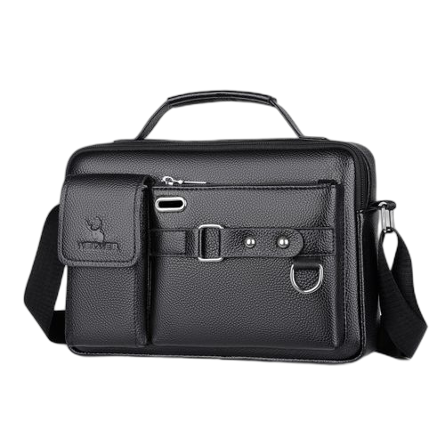 Fashion weixier d235 sac à main portable en cuir pu pour homme