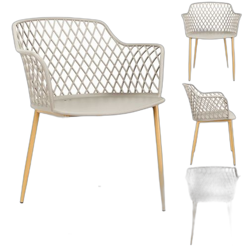 Fauteuil extérieur malaga taupe