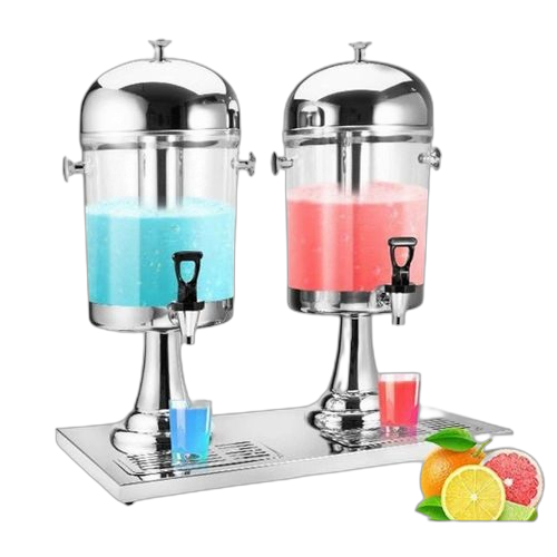 Fontaine a jus2 compartiments robinet