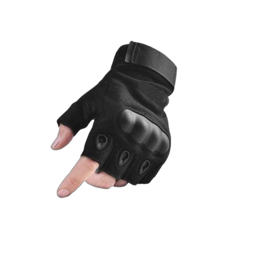 Gant de protection pour motar et musculation en microfibre noir