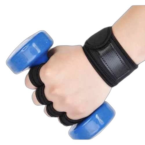 Gants de musculation haltérophilies motard cycliste et fitness avec poignet en microfibre très résistant dos nus