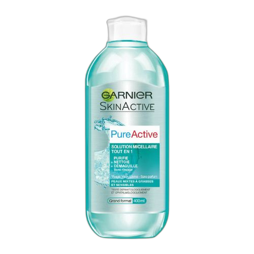 Garnier eau micellaire nettoyante à l'acide salicylique pour les peaux grasses avec imperfections garnier
