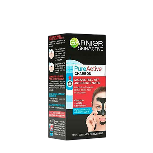Garnier pure active masque peel off charbon anti points noirs